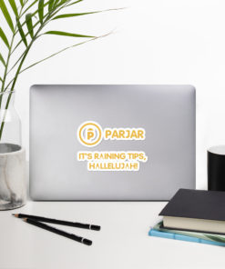 ParJar It’s Raining Tips Bubble-free stickers