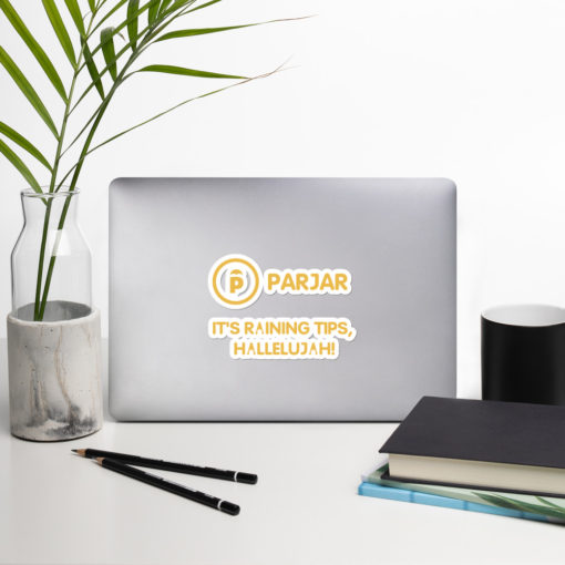 ParJar It’s Raining Tips Bubble-free stickers