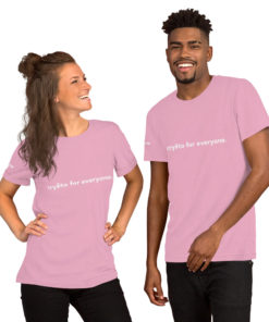 Crypto for Everyone WLoCS /w "Parachute" on Right Arm Unisex T-Shirt