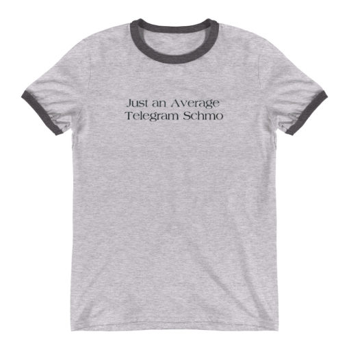 Telegram Schmo Ringer T-Shirt