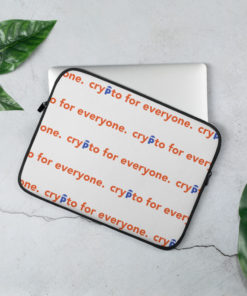 Crypto for Everyone Laptop Sleeve