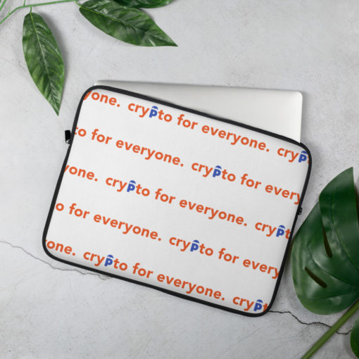 Crypto for Everyone Laptop Sleeve - Image 3