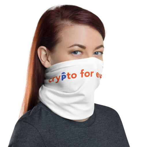 Crypto For Everyone Face Mask Neck Gaiter - Image 3