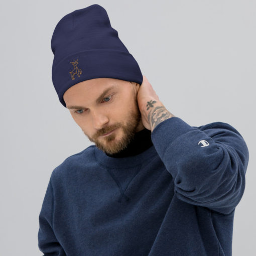 Stag The Embroidered Beanie - Image 3